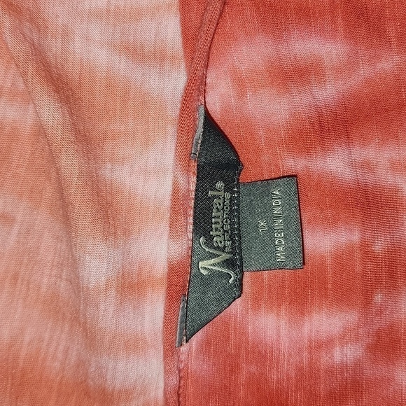 Natural Reflections tie dye tank top Sz 1X - Picture 6 of 6